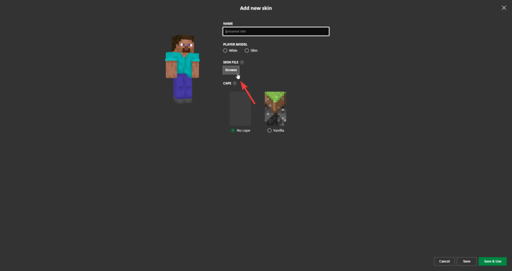 How to Add a Custom Skin to Minecraft Java