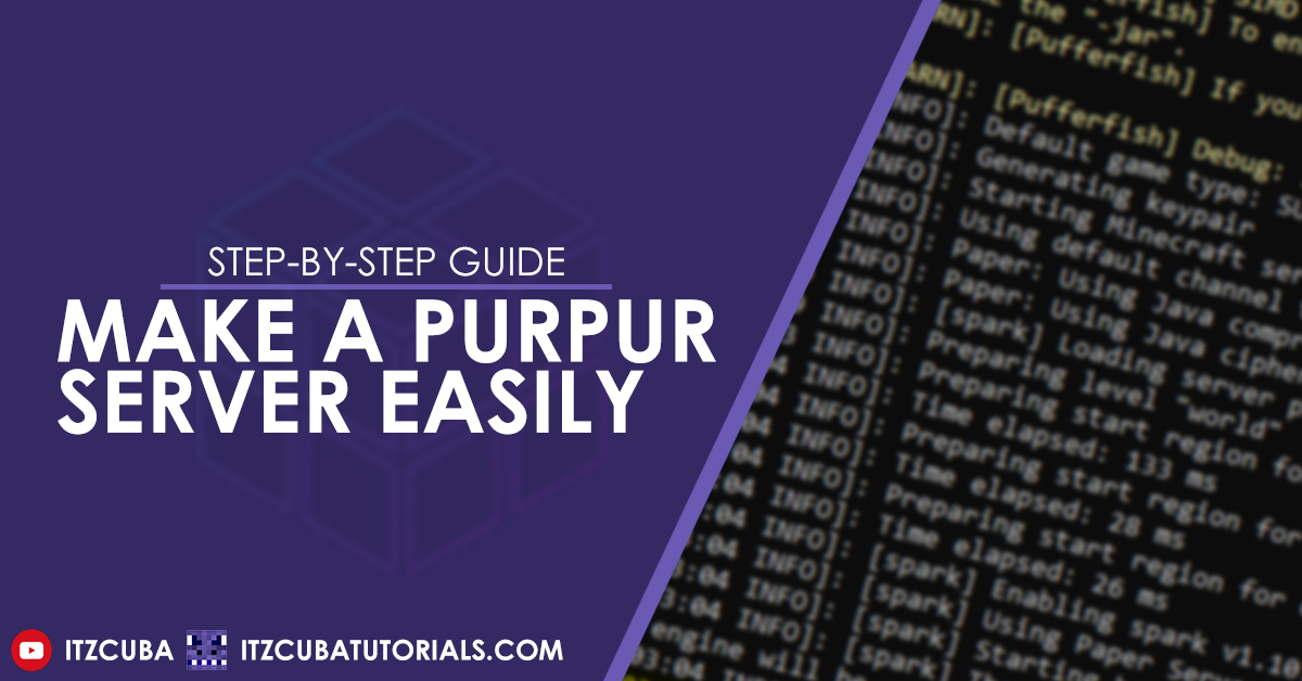 Step by Step to Make a Purpur MC Server