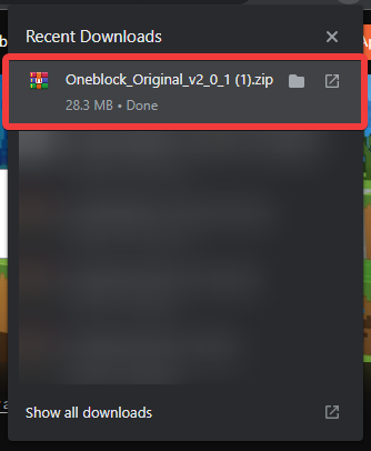 How To Download & Install OneBlock Original - itzCuba