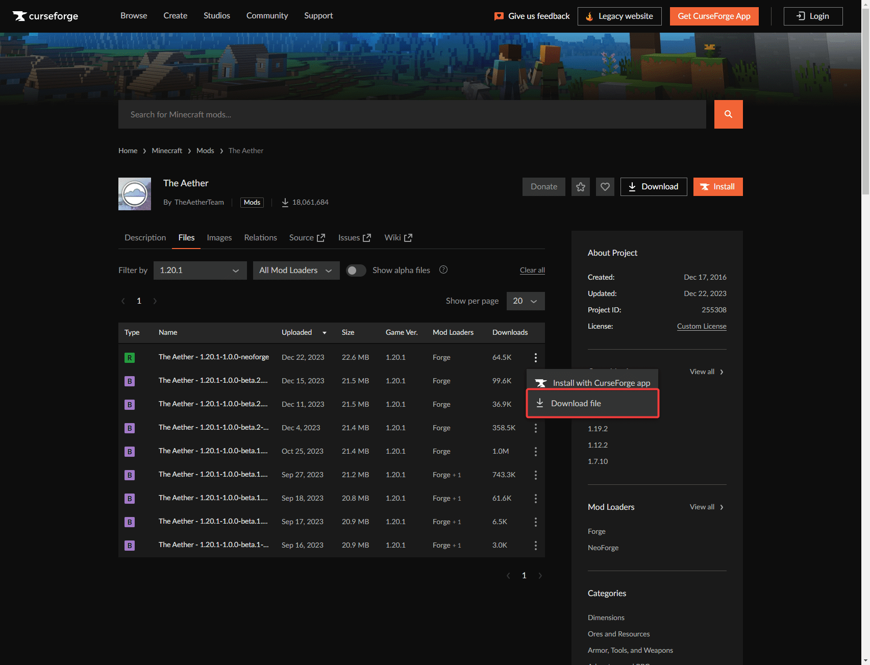 How to Download & Install The Aether mod for Minecraft - itzCuba