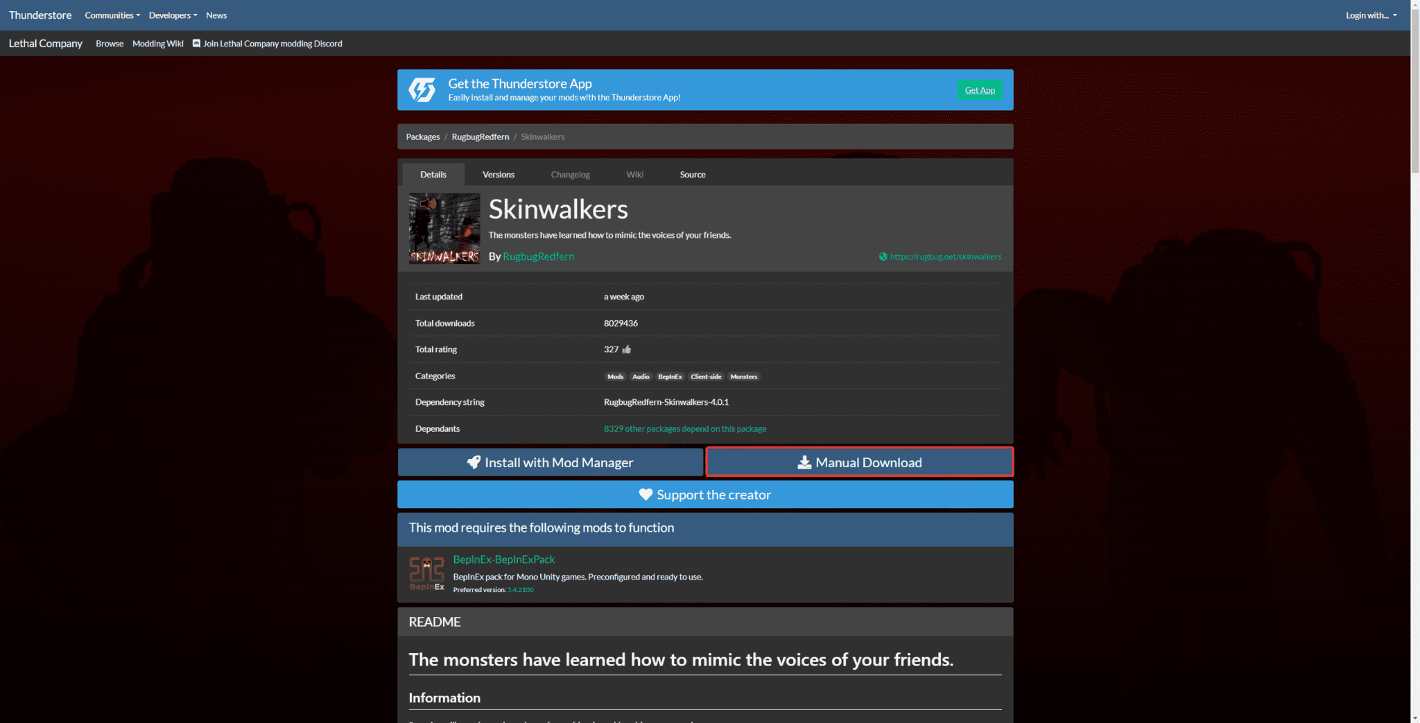 How To Install the Skinwalkers mod for Lethal Company - itzCuba