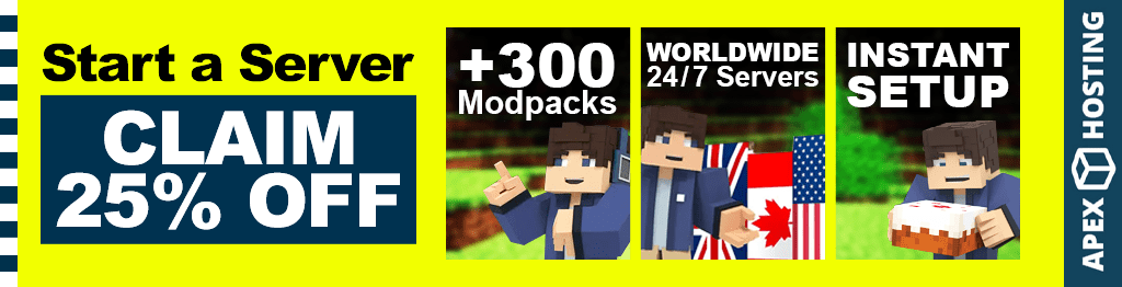 Apex Hosting Server Ad Banner