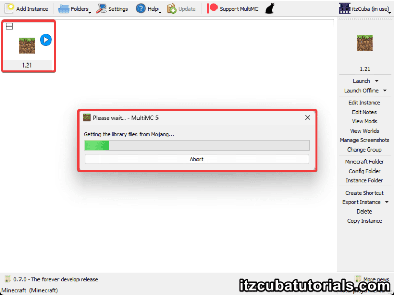 How to Install the MultiMC Launcher for Minecraft - itzCuba